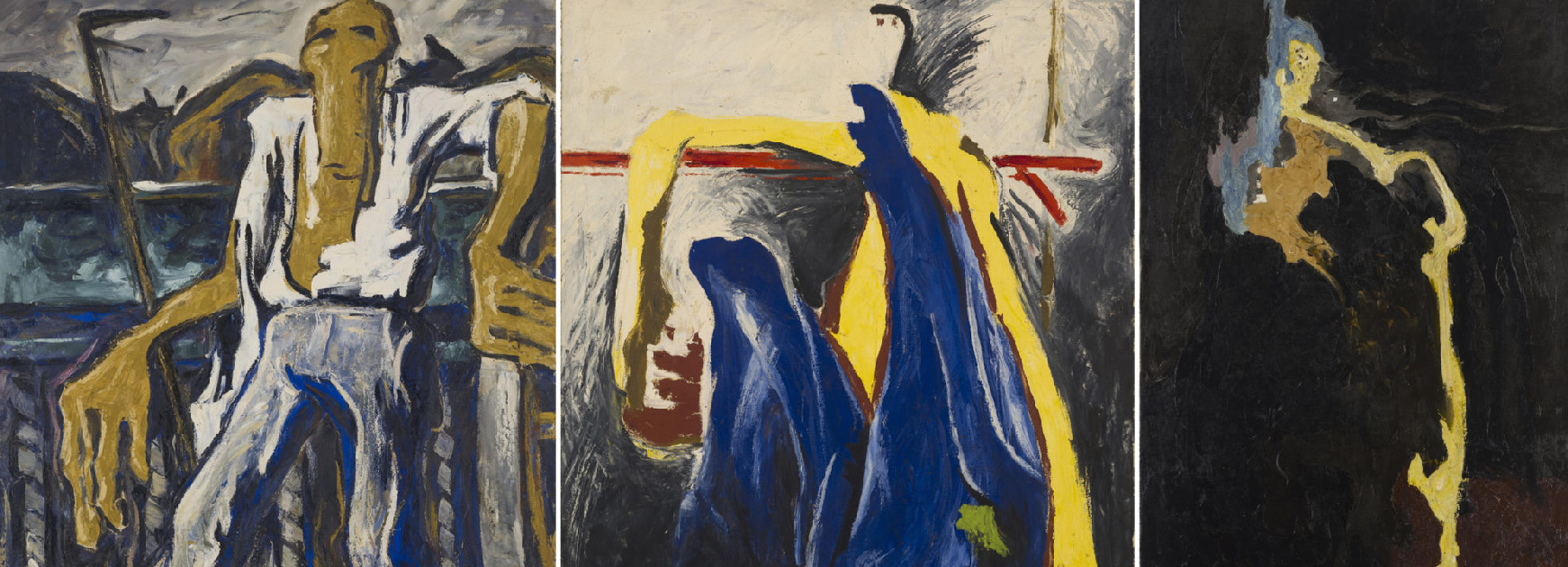 Three Clyfford Still paintings that demonstrate the path to abstraction