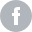 Facebook logo on a small gray circle