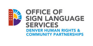 Denver Office of Sign Language Services logo