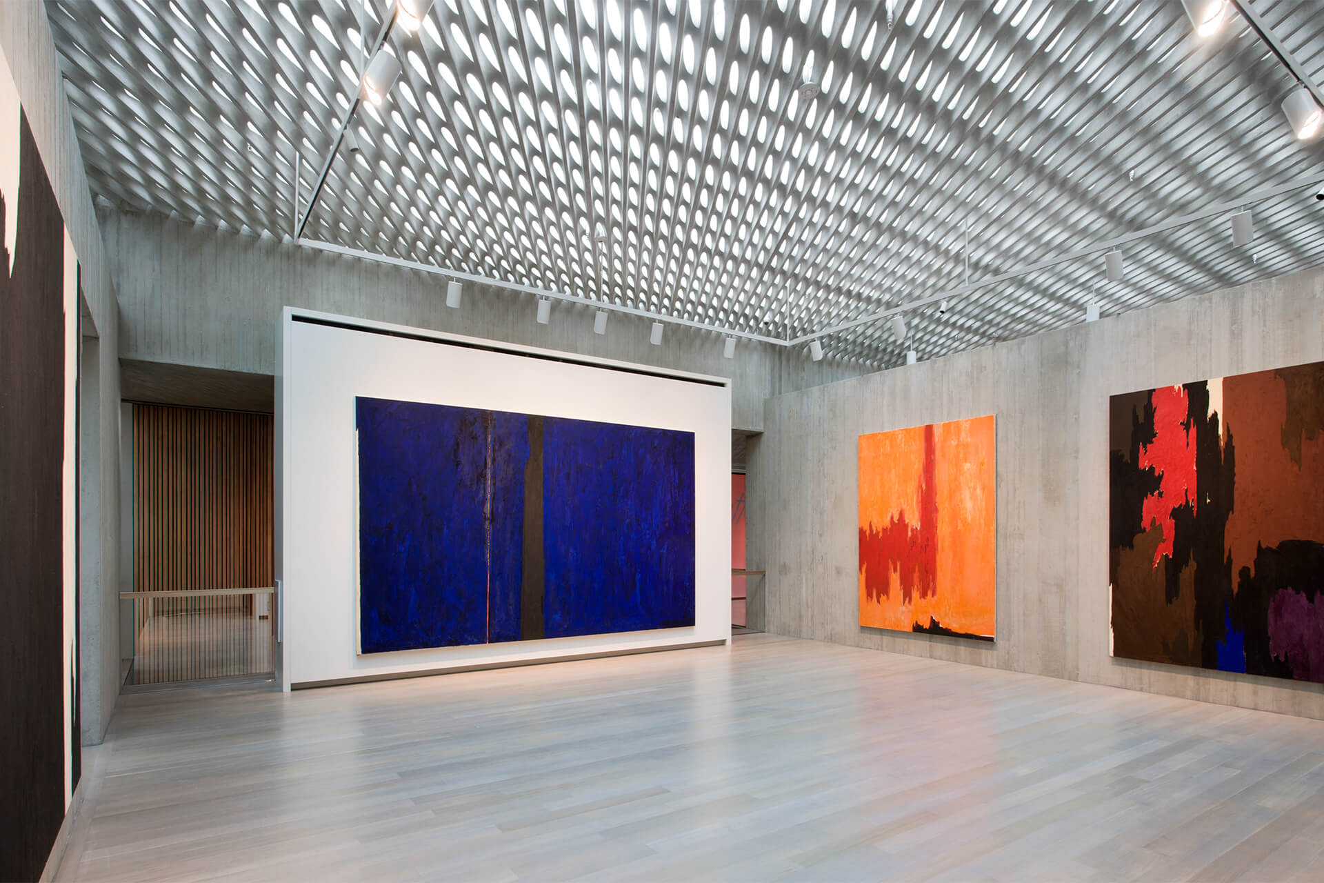 Gallery view at the Clyfford Still Museum