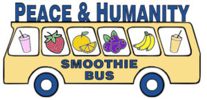 Peace and Humanity Smoothie Bus logo