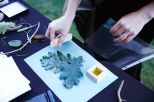 Cyanotype printing