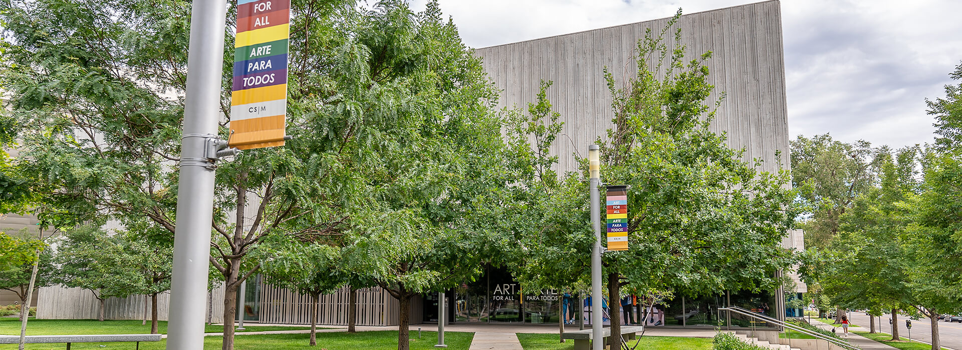 Exterior of the Clyfford Still Museum