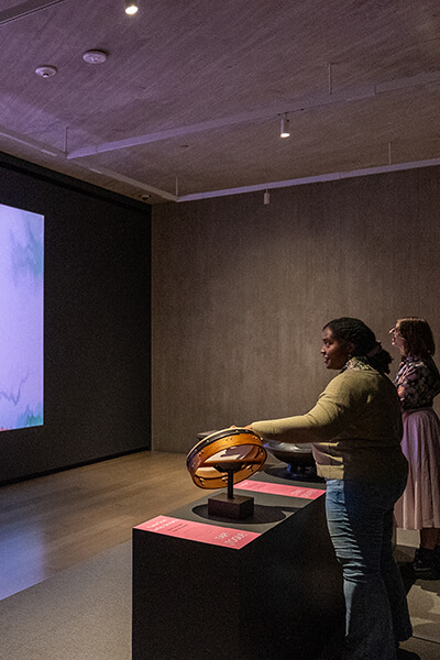 Interactive gallery at the Clyfford Still Museum