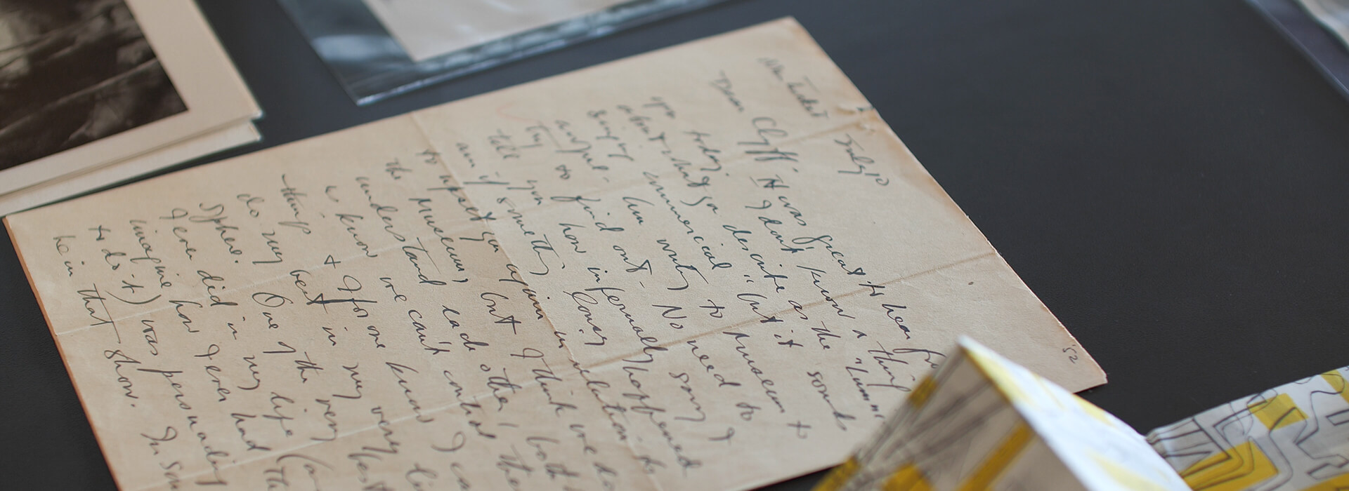 Archival objects in the Research Lab