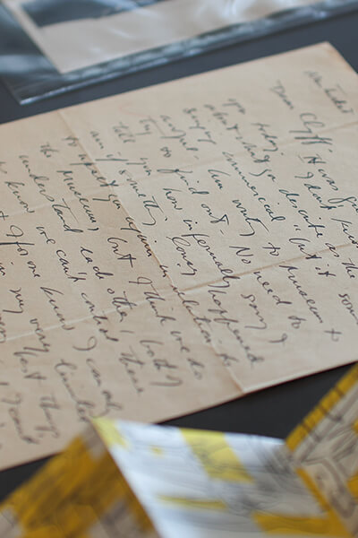 Archival objects in the Research Lab