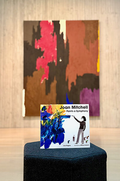 Joan Mitchell Paints a Symphony children's book in the Clyfford Still Museum Galleries