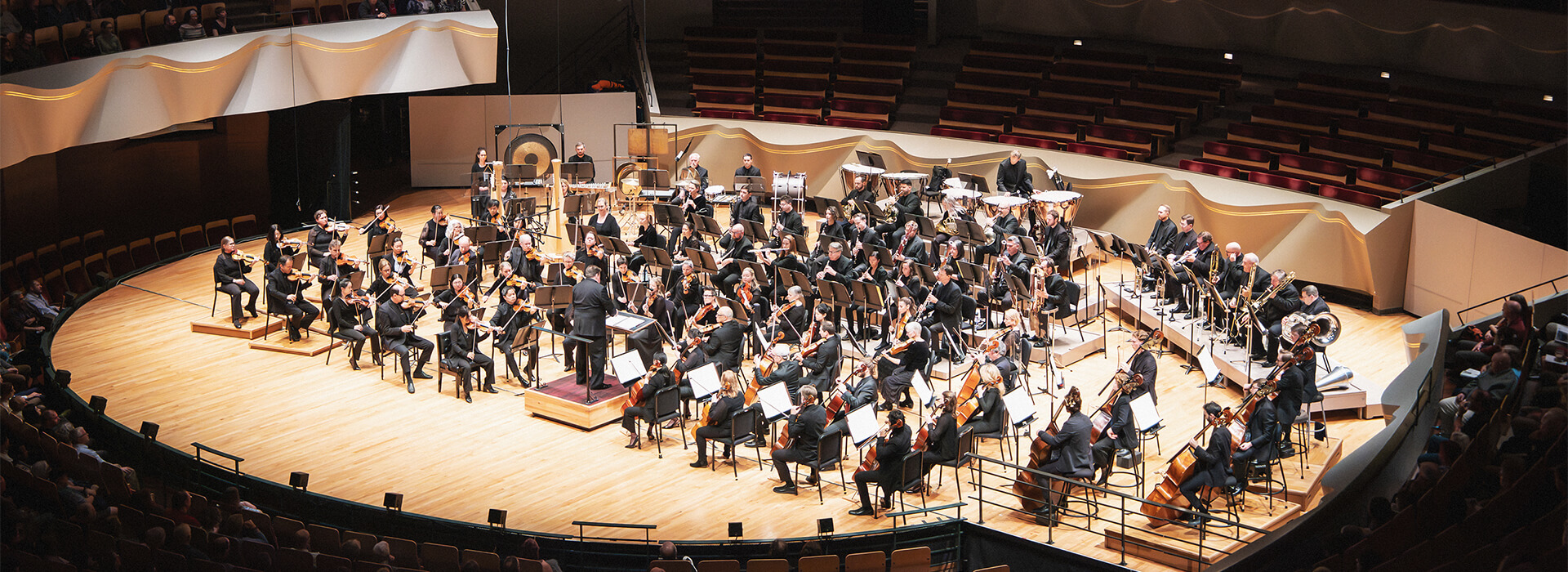 Colorado Symphony performs on stage