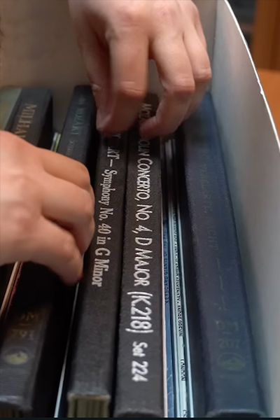 Still's vinyl records in the Archives