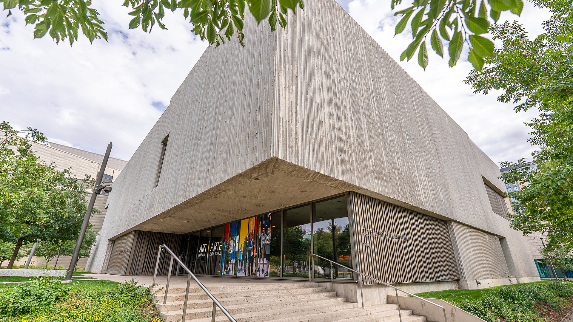 Exterior image of the Clyfford Still Museum