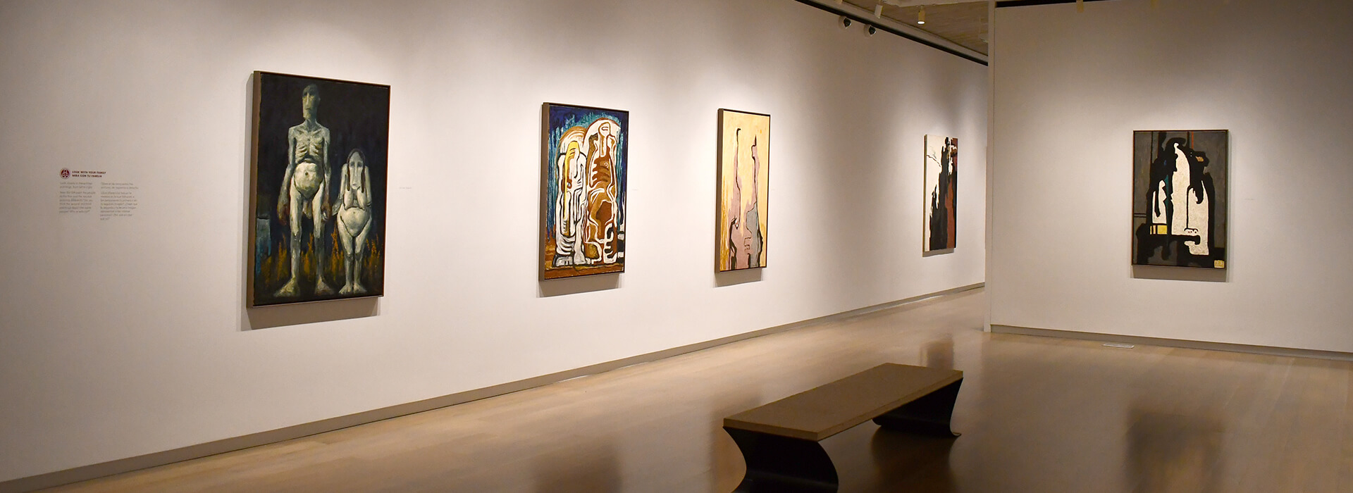 Installation image of Collection Highlights in gallery 2 at the Still
